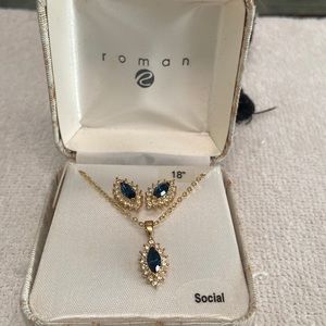 Necklace and earrings